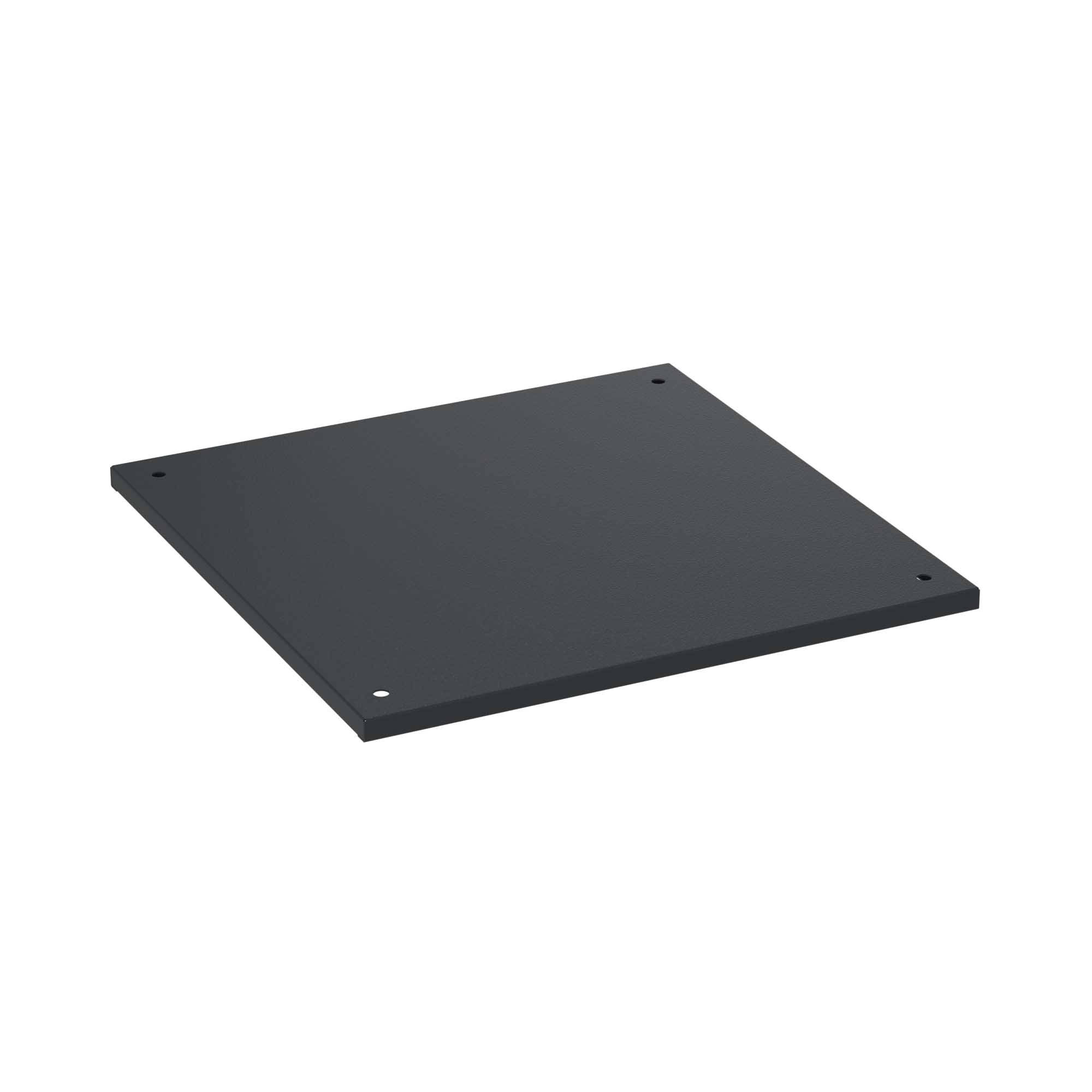 Крыша сплошная для шкафов CQE N и CQE, цвет черный RAL 9005 ШхГ 1000x400 мм, РАМ Пауэр (RAM power)