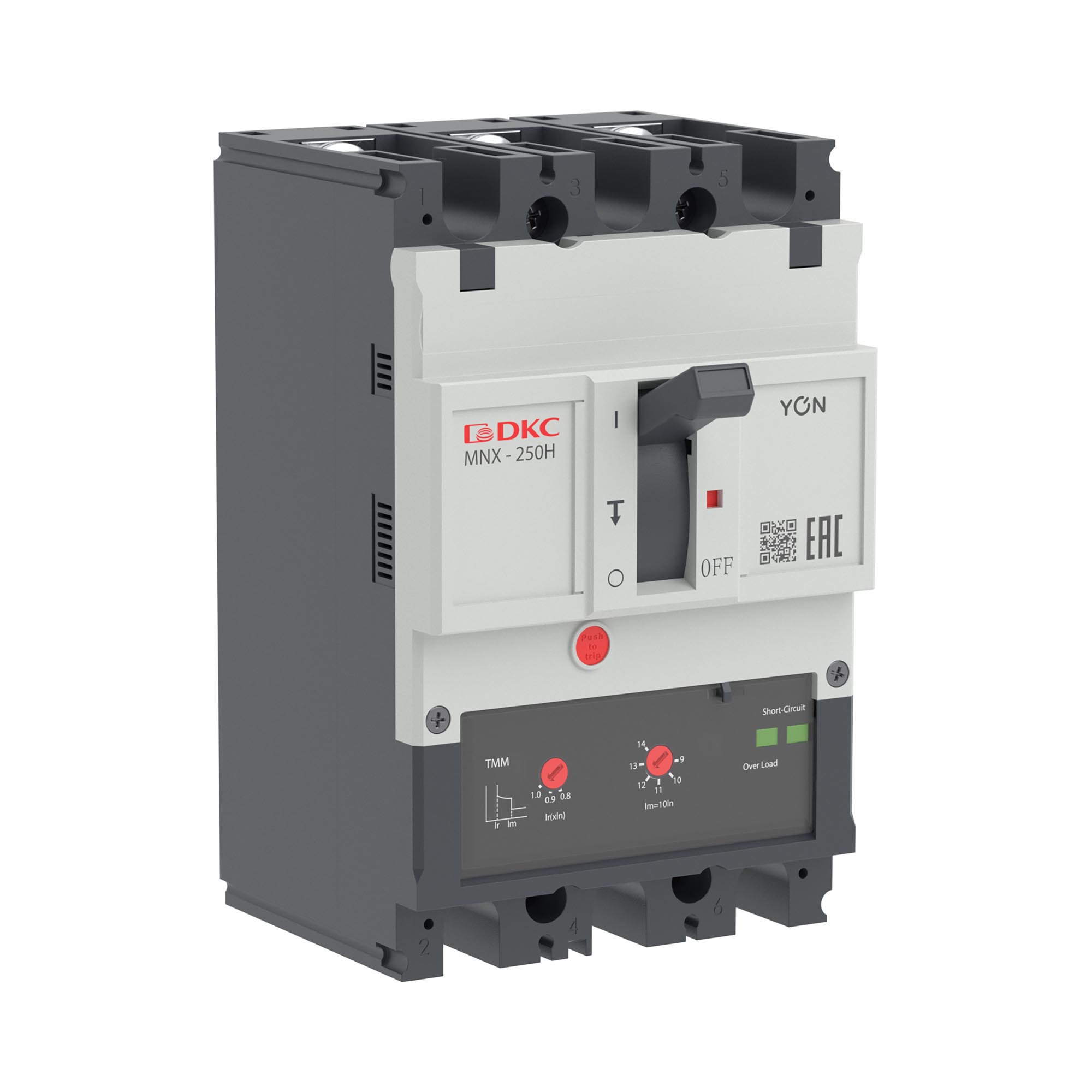 Авт. выкл. YON pro MNX250H 3P 200A 150kA при AC415V расц. TMM