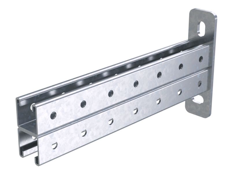 Консоль двойная, 41х41мм, L200мм, INOX 304