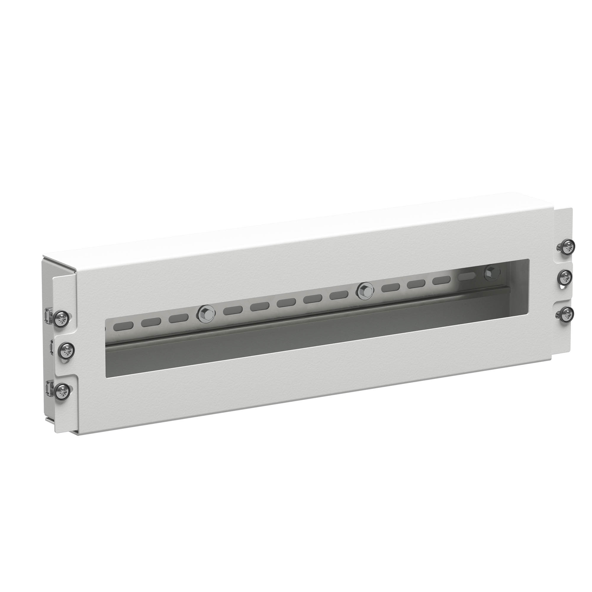 Модуль 19" с DIN рейкой 3U, RAL7035, RAM block