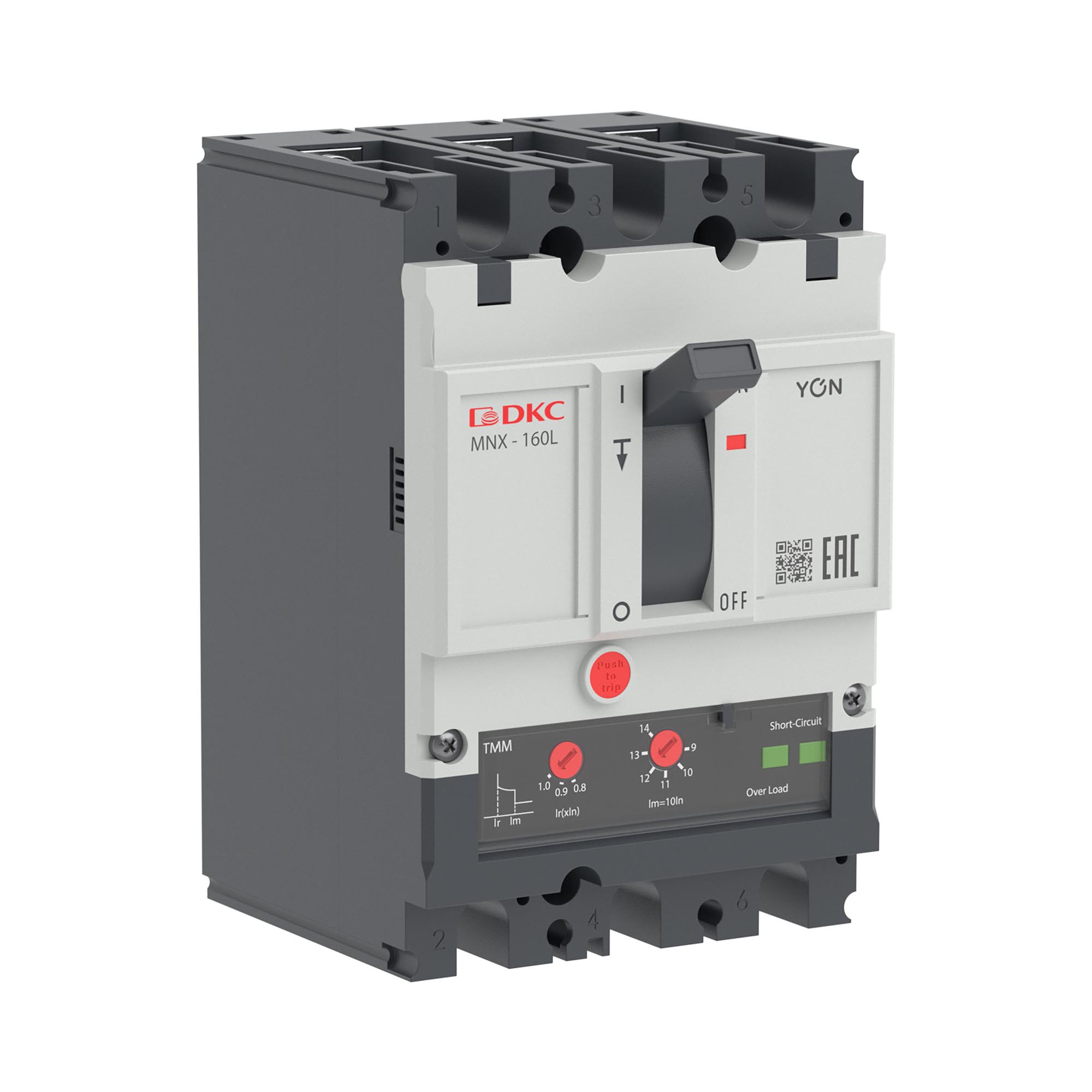 Авт. выкл. YON pro MNX160L 3P 160A 70kA при AC415V расц. TMM
