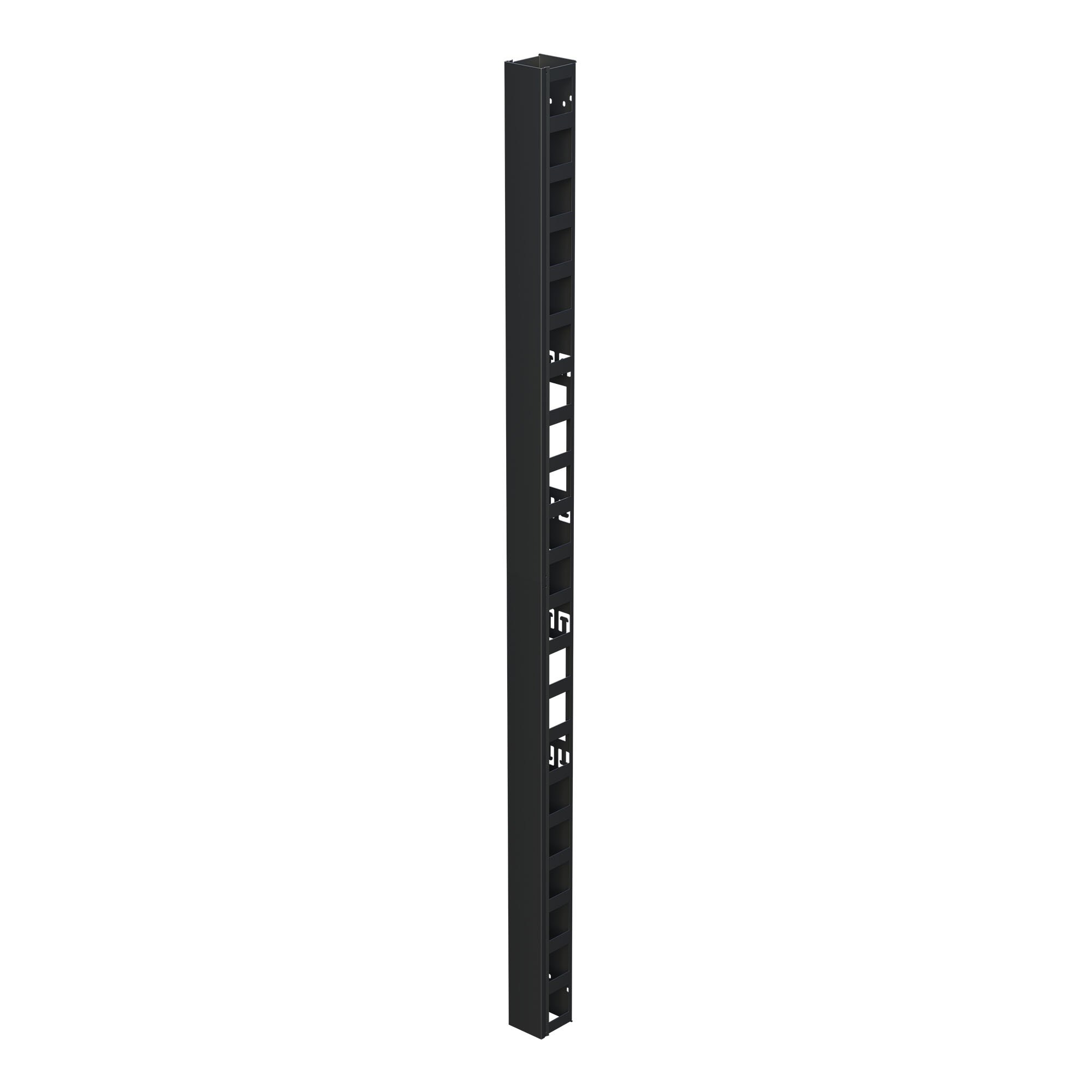 Организатор вертикальный с крышкой 24U, 60мм, для IT-CQE RAL9005