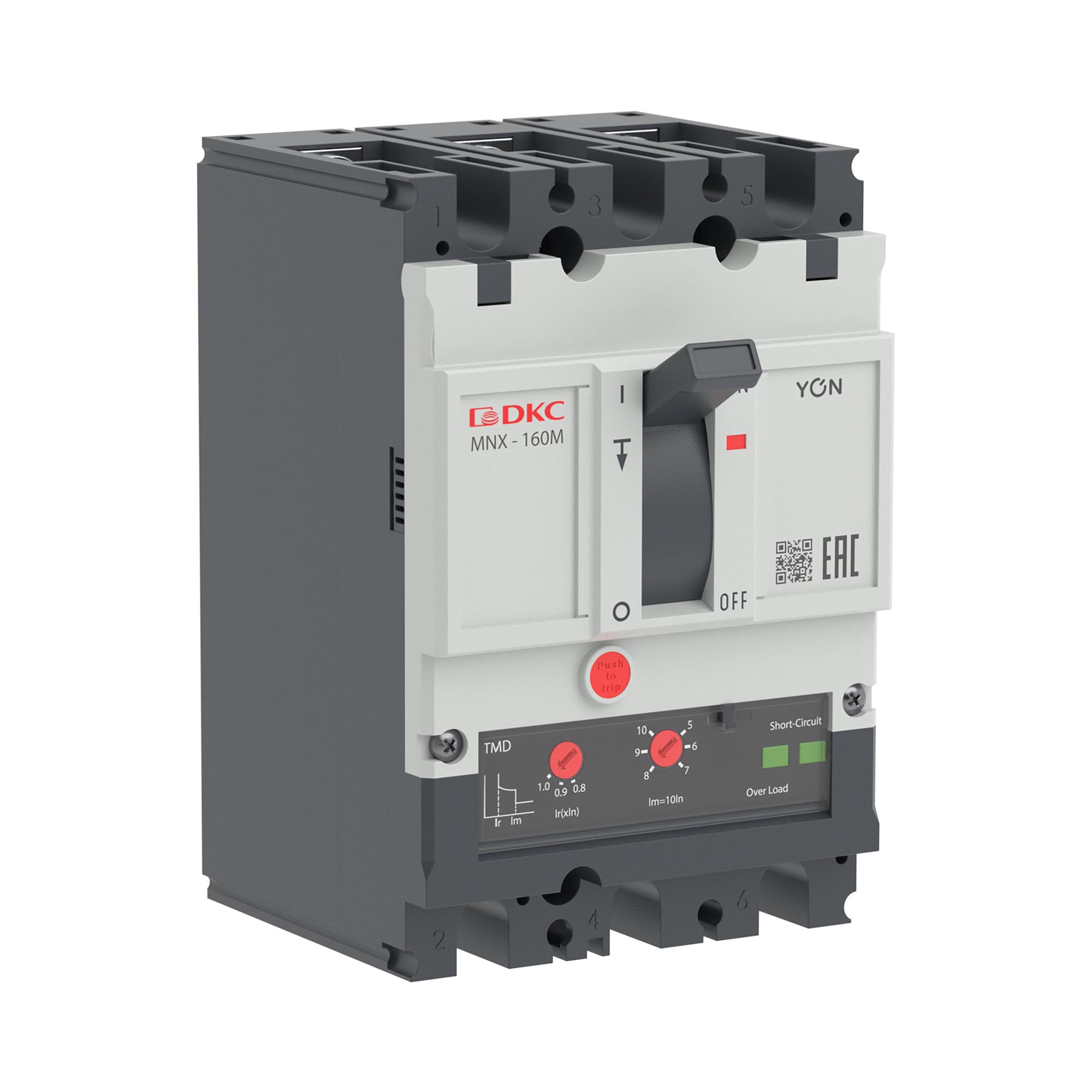 Авт. выкл. YON pro MNX160M 3P 160A 100kA при AC415V расц. TMD