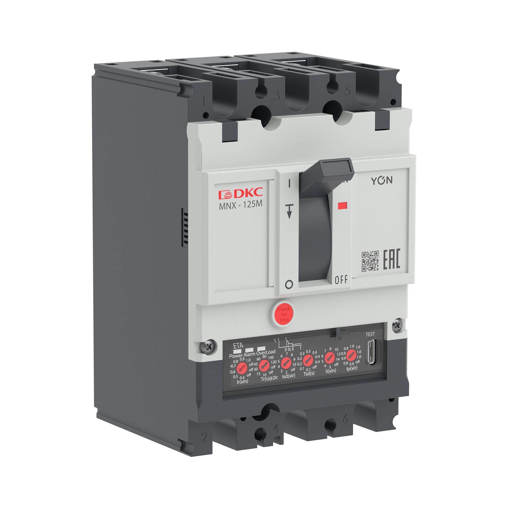 Авт. выкл. YON pro MNX125M 3P 125A 100kA при AC415V расц. ETA