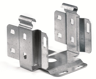 Переходник 100х100 проволочного лотка на листовой