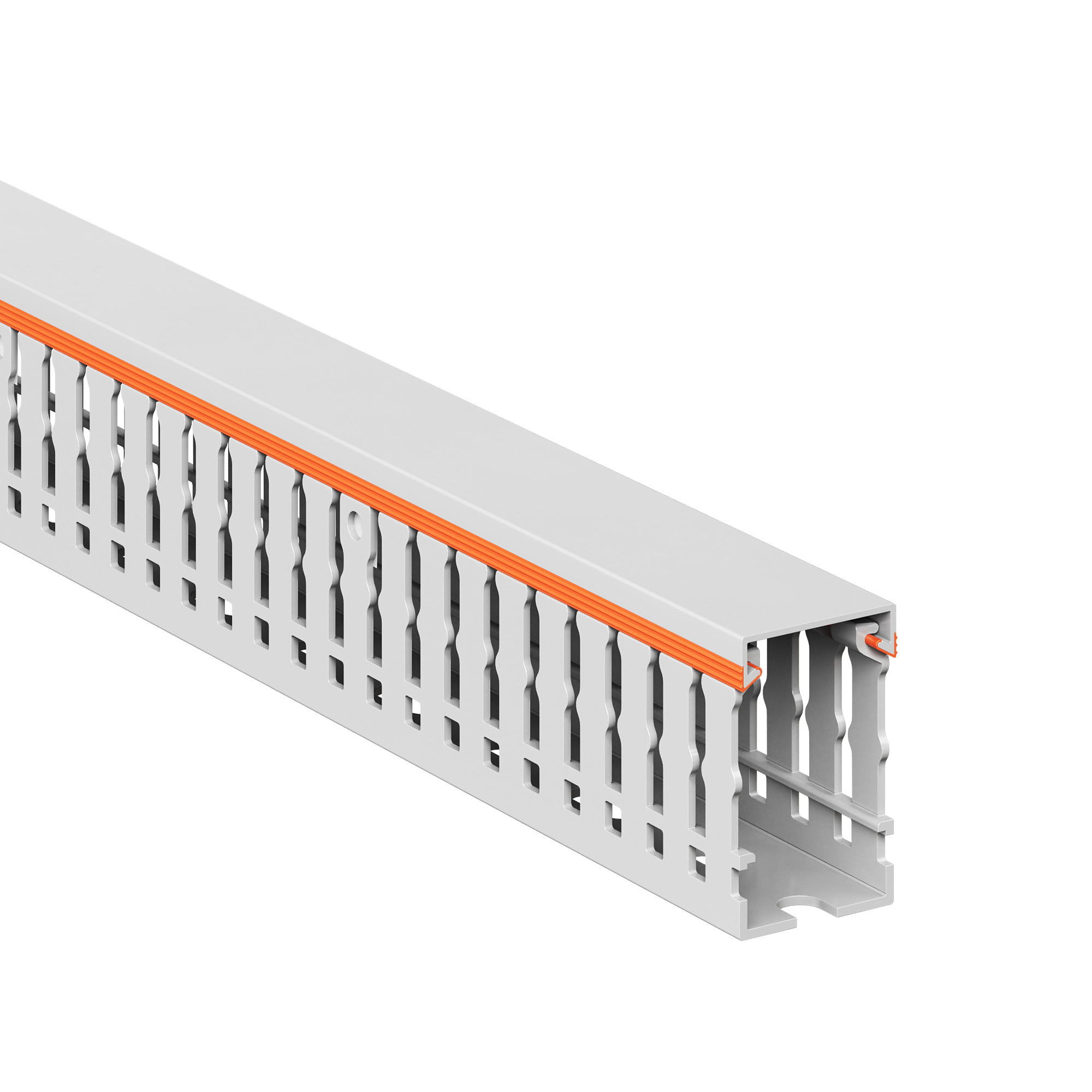 Короб перфорированный RLHF6 25x40, без галогенов, светло-серый