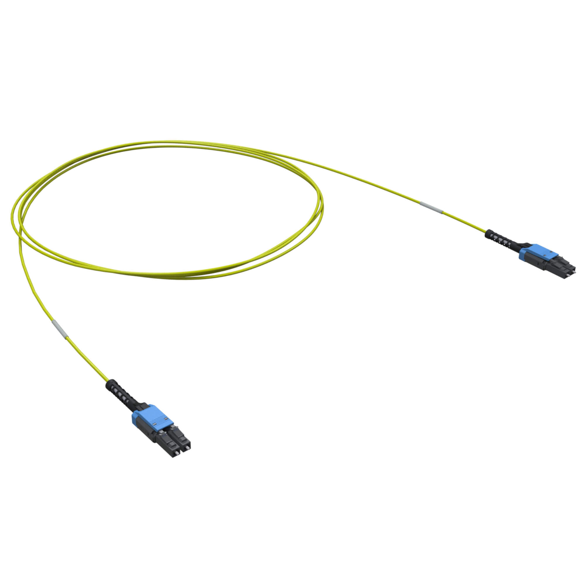 Патчкорд 2ОВ 9/125 OS2, LC-UPC двухволоконный (Duplex) Uniboot/LC-UPC двухволоконный (Duplex) Uniboot, 1м