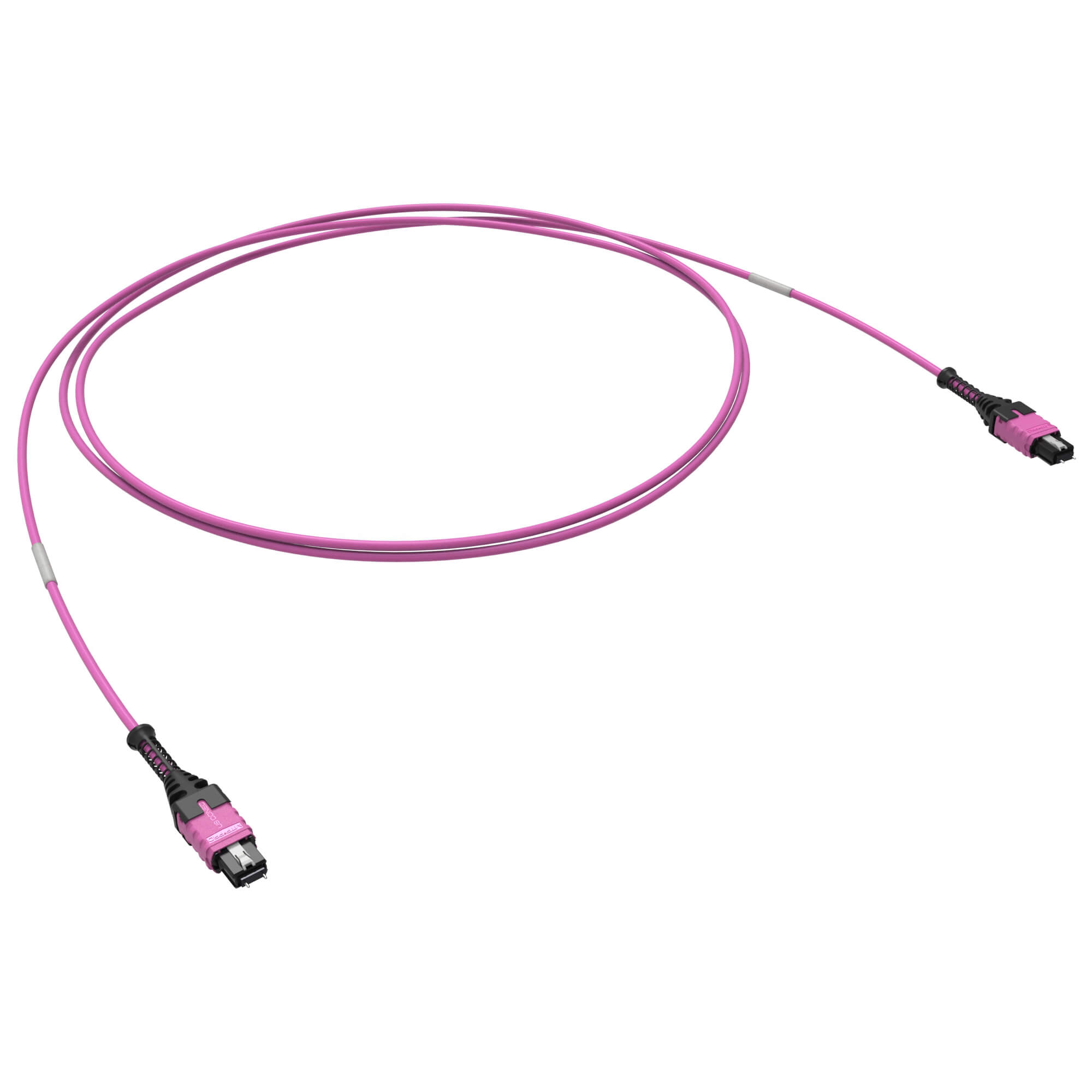 Оптическая соединительная сборка 12ОВ 50/125 OM4, 1xMTP PRO(12)m/1xMTP PRO(12)m, тип В, 10 м