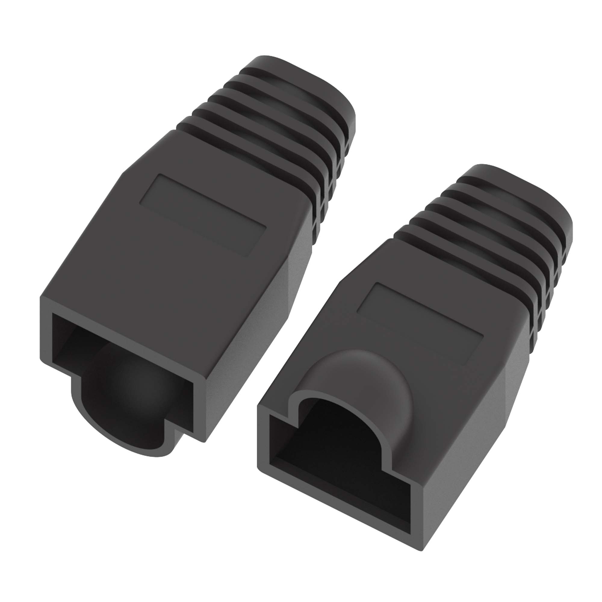 Колпачок защитный для коннекторов RJ45, до 6 мм, чёрный