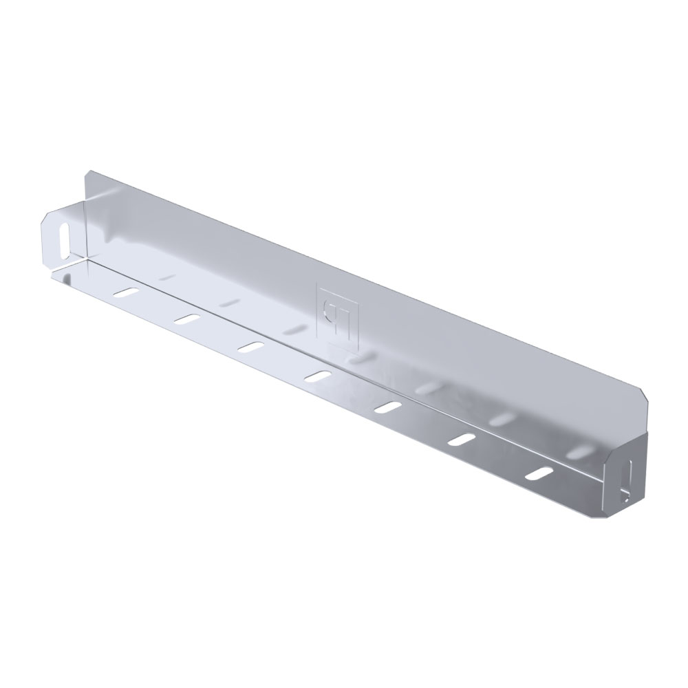 Заглушка лотка Стандарт INOX (AISI 316) 400х50 (0,7 мм) Промрукав