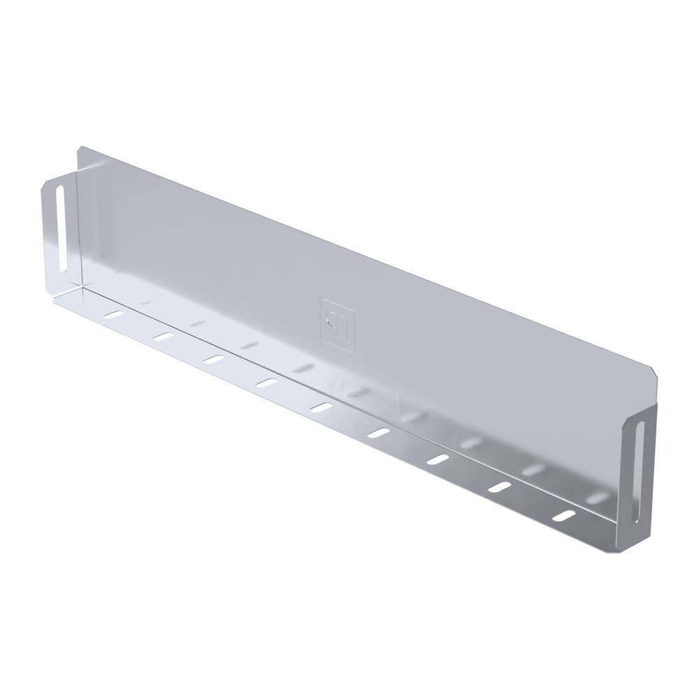 Заглушка лотка Стандарт INOX (AISI 316) 500х100 (0,7 мм) Промрукав