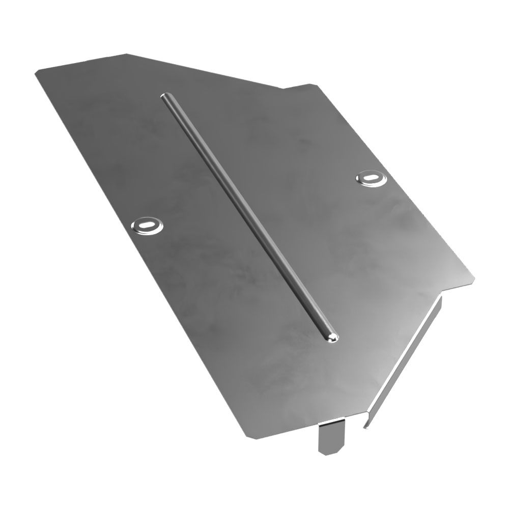 Крышка переходника симметричного Стандарт INOX (AISI 304) 500х300 (0,8 мм) Промрукав