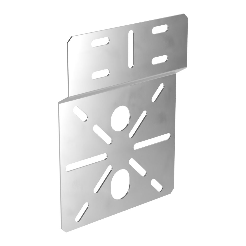Монтажная пластина для ЭМК Стандарт INOX (AISI 304) 195х150 (1,5 мм) Промрукав