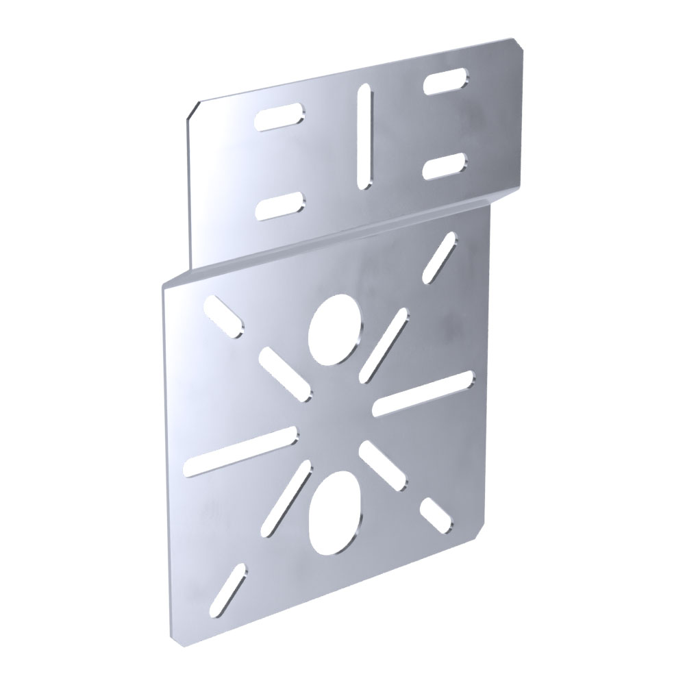 Монтажная пластина для ЭМК Стандарт INOX (AISI 316) 195х150 (1,5 мм) Промрукав