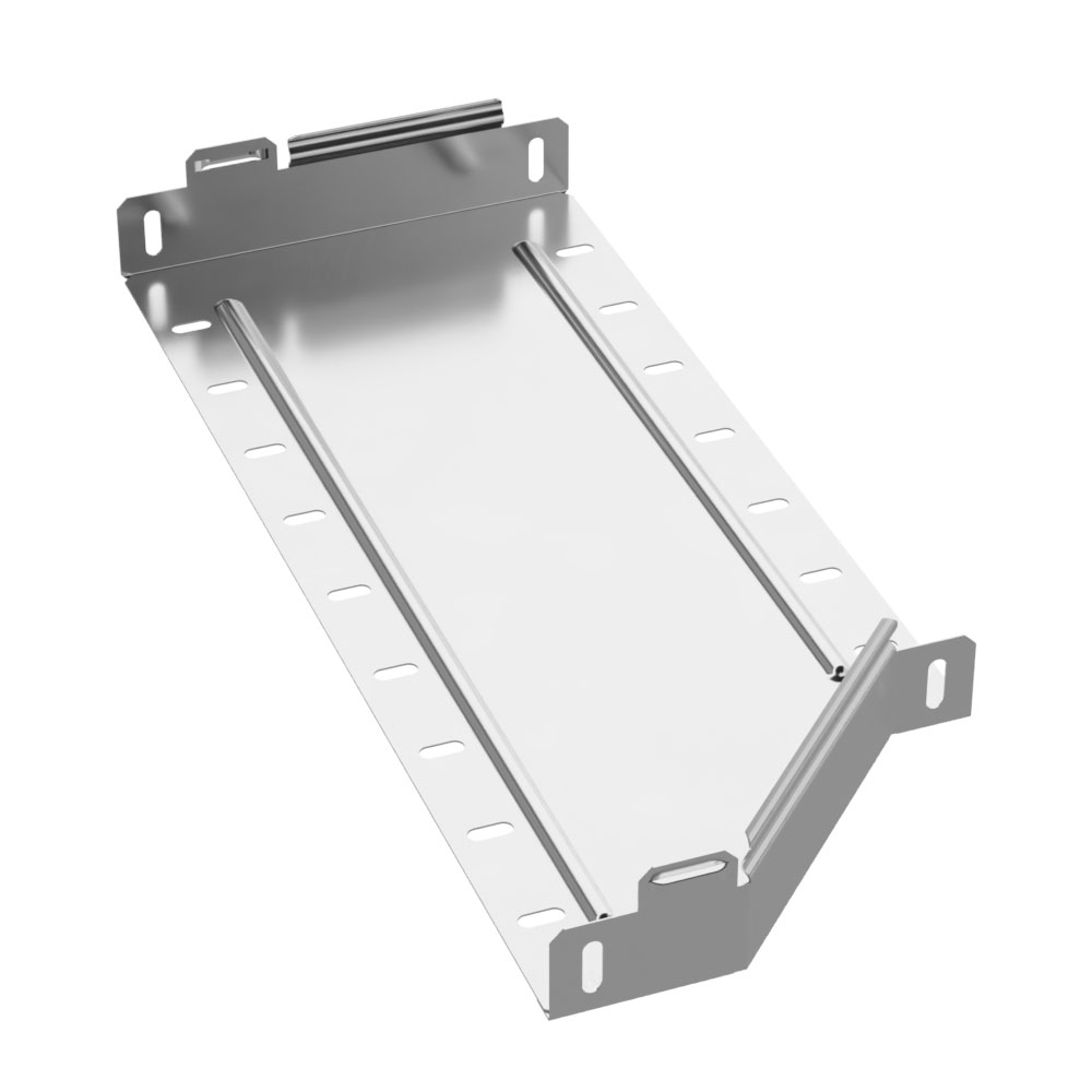 Переходник левый Стандарт INOX (AISI 304) 500х400х50 (0,8 мм) Промрукав