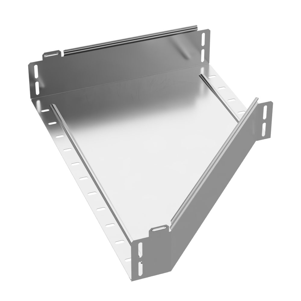 Переходник левый Стандарт INOX (AISI 304) 600х300х100 (0,8 мм) Промрукав
