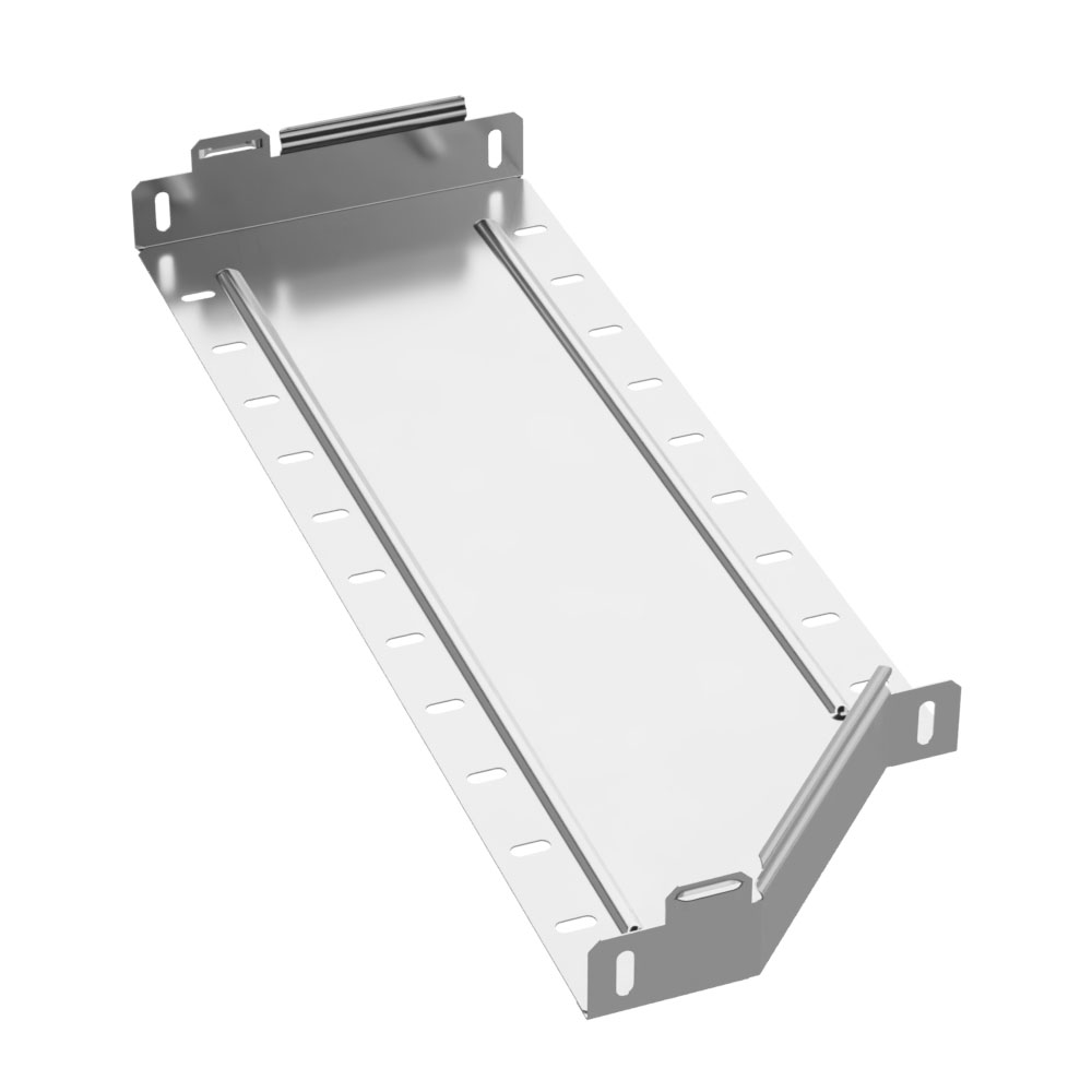 Переходник левый Стандарт INOX (AISI 304) 600х500х50 (0,8 мм) Промрукав