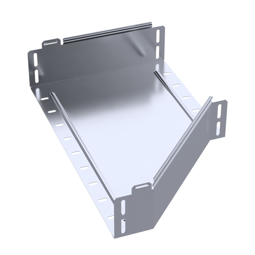 Переходник левый Стандарт INOX (AISI 316) 500х300х100 (0,8 мм) Промрукав