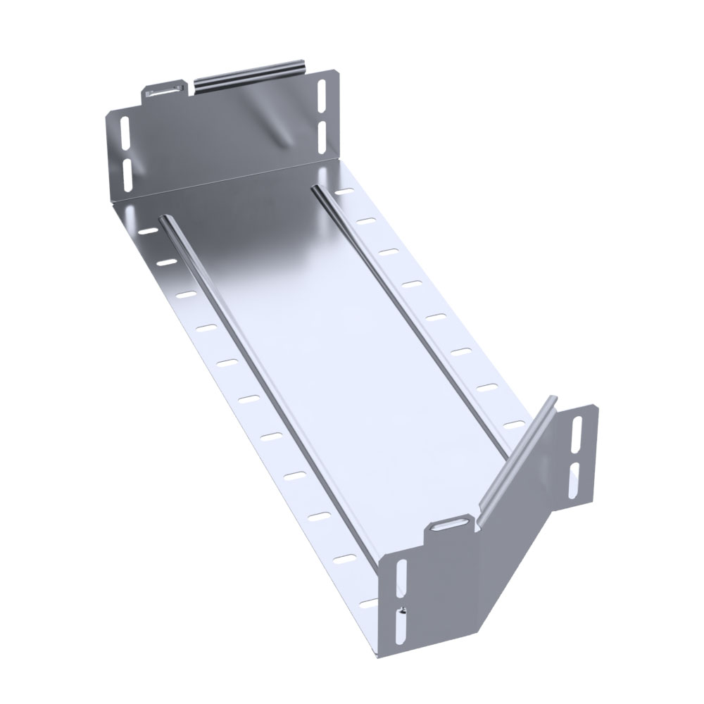 Переходник левый Стандарт INOX (AISI 316) 600х500х100 (0,8 мм) Промрукав