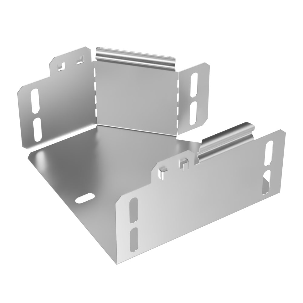 Переходник правый Стандарт INOX (AISI 304) 150х100х80 (0,7 мм) Промрукав
