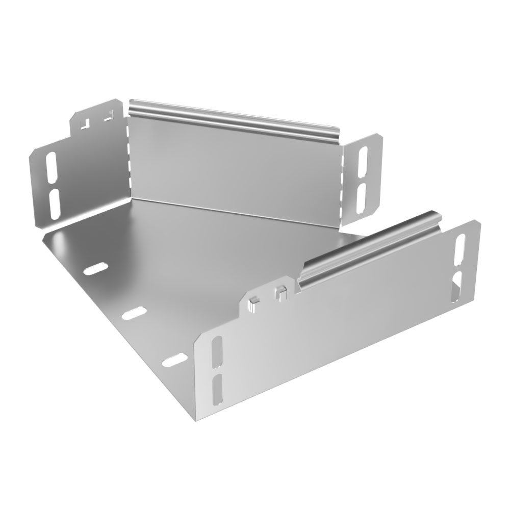 Переходник правый Стандарт INOX (AISI 304) 200х100х80 (0,7 мм) Промрукав
