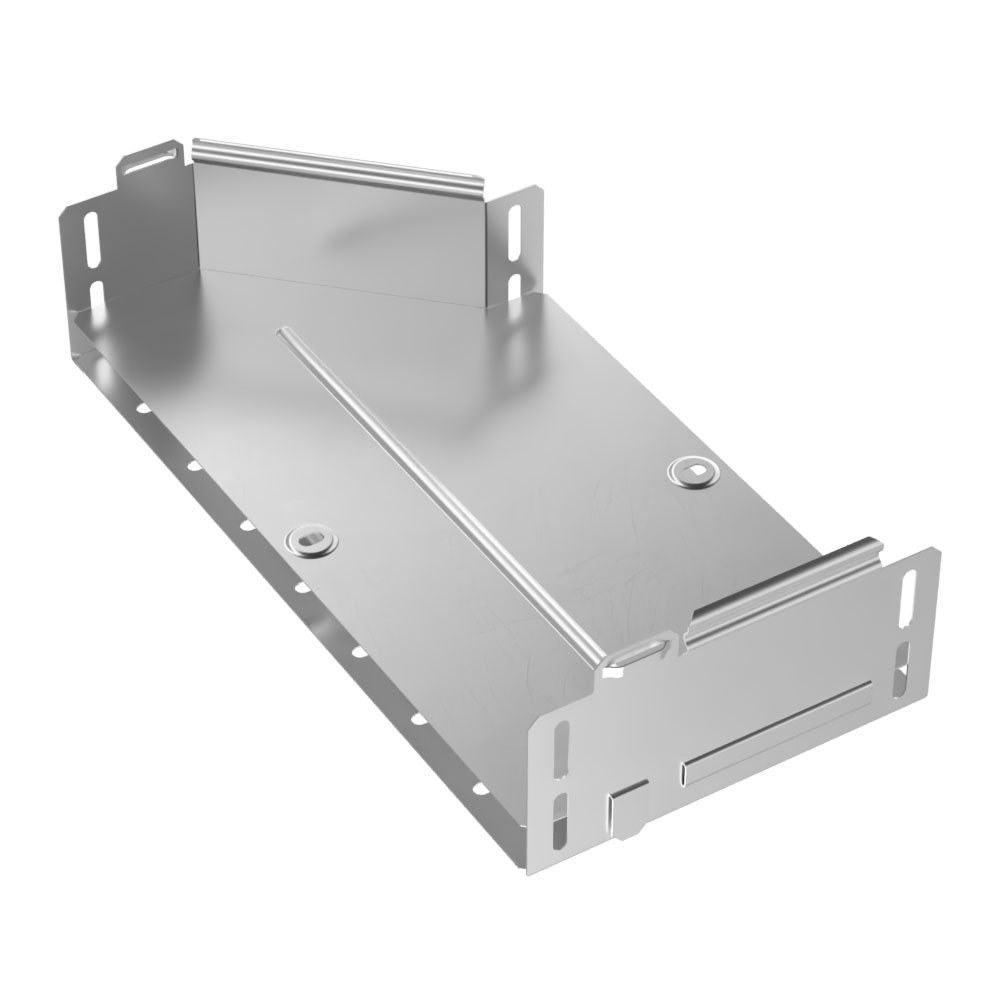 Переходник правый Стандарт INOX (AISI 304) 400х300х100 (0,8 мм) Промрукав