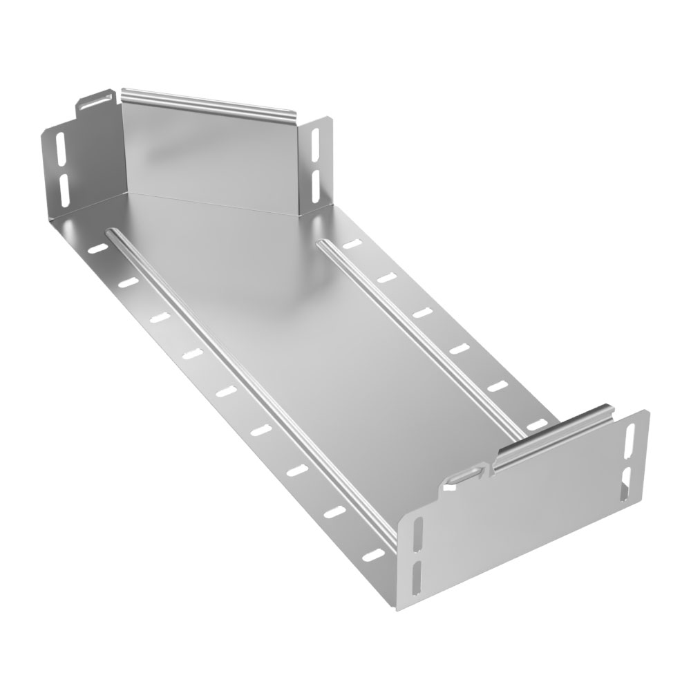 Переходник правый Стандарт INOX (AISI 304) 600х400х100 (0,8 мм) Промрукав