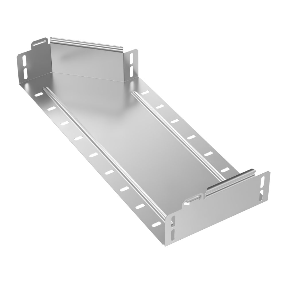 Переходник правый Стандарт INOX (AISI 304) 600х400х80 (0,8 мм) Промрукав