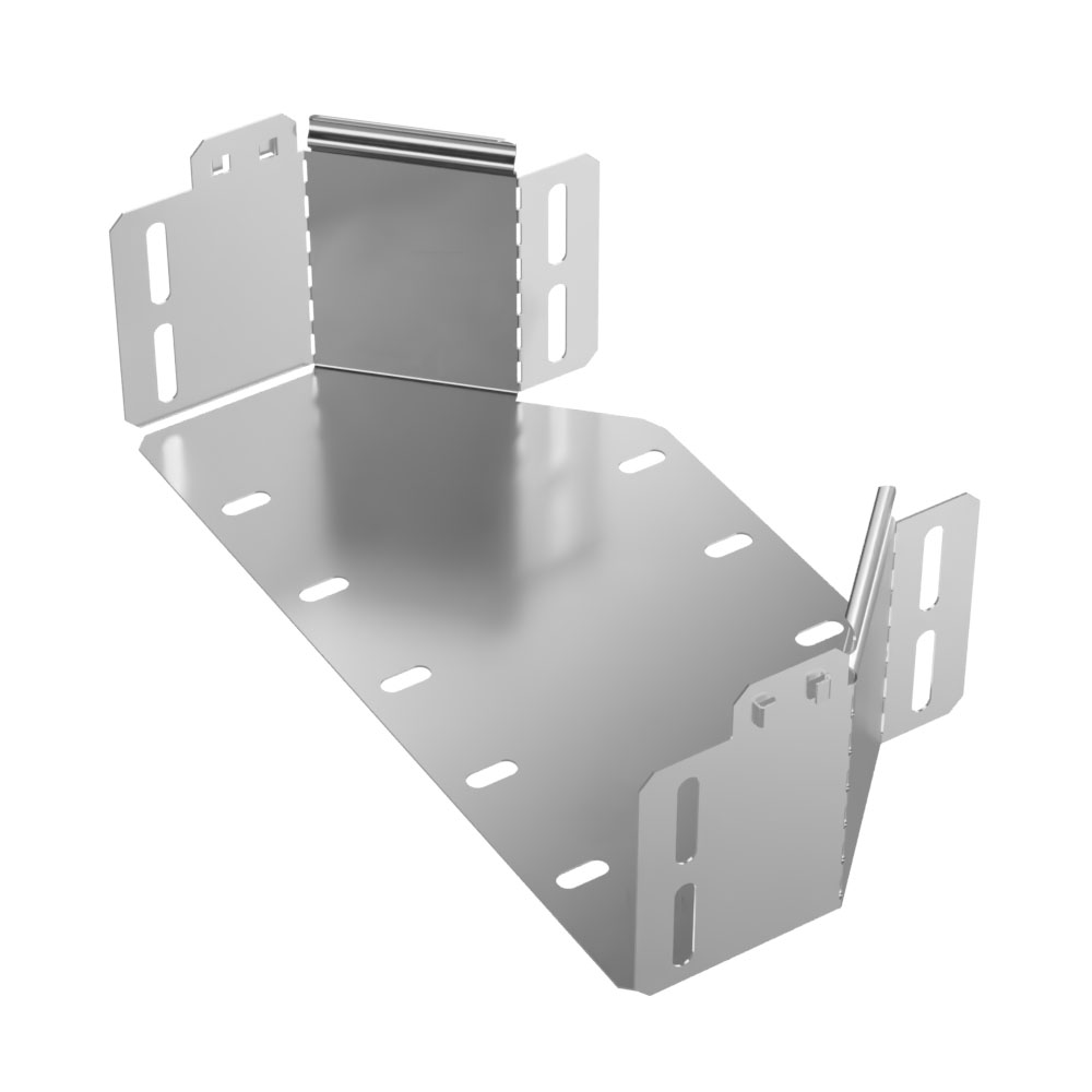 Переходник симметричный Стандарт INOX (AISI 304) 300х200х100 (0,7 мм) Промрукав