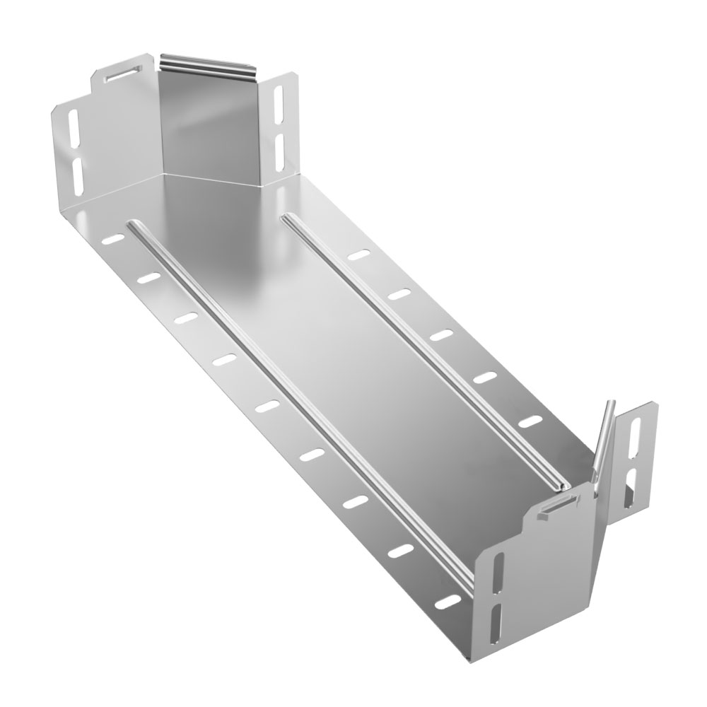 Переходник симметричный Стандарт INOX (AISI 304) 500х400х100 (0,8 мм) Промрукав