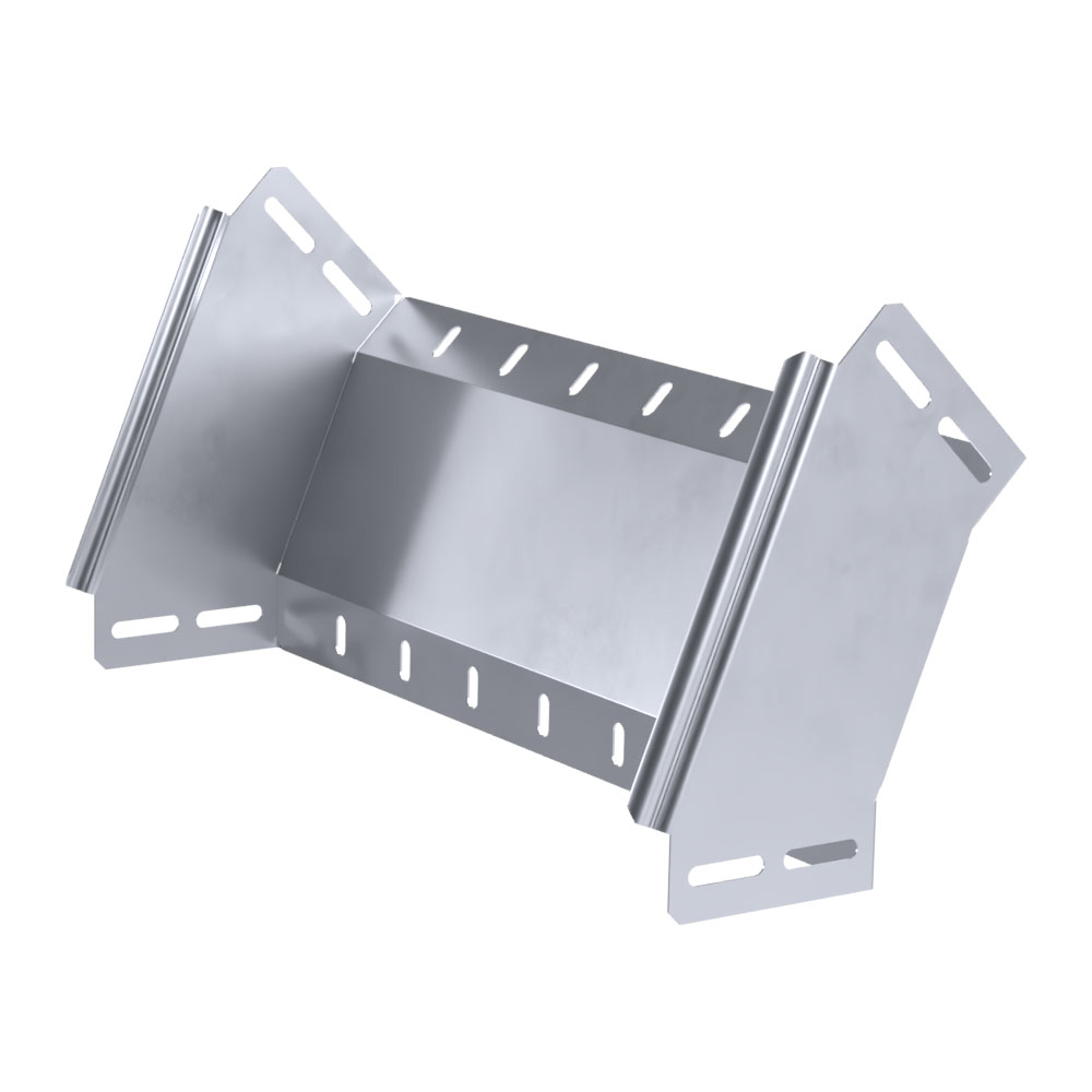 Угол вертикальный внешний 45 градусов Стандарт INOX (AISI 316) 400х100 (0,8 мм) Промрукав
