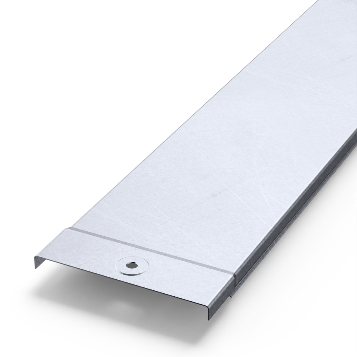 Крышка лотка INOX (AISI 304) 100х3000 (0,8 мм) (3 м/уп) Промрукав