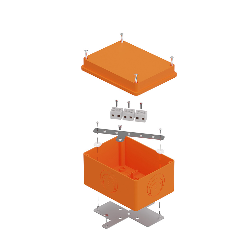 Коробка огнестойкая для о/п 40-0351-FR6.0-6 E15-E120 RAL2003 150х110х90 (6 шт/кор) Промрукав