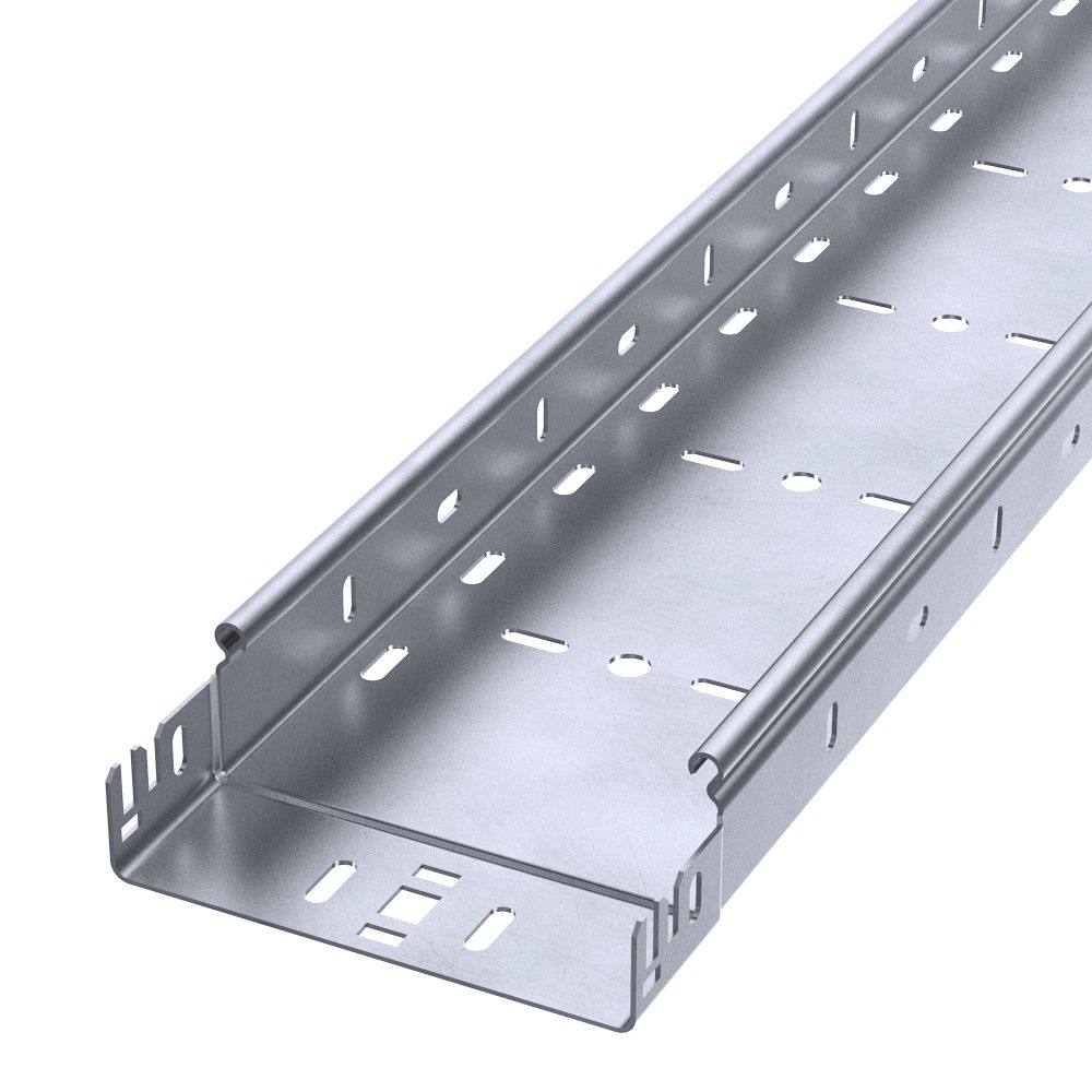 Лоток перфорированный Профи INOX (AISI 316) 150х50х3000 (2,0 мм) (6 м/уп) Промрукав