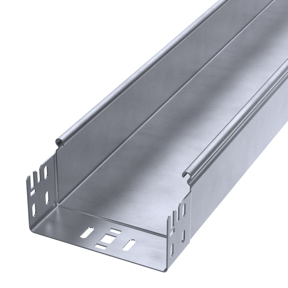 Лоток неперфорированный Профи INOX (AISI 316) 150х80х3000 (2,0 мм) (6 м/уп) Промрукав