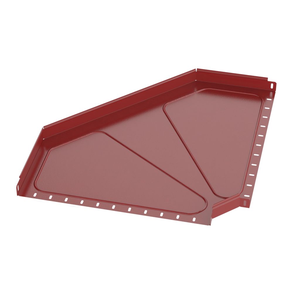 Угол горизонтальный 90 градусов Стандарт 600х50 RAL (0,8 мм) Промрукав