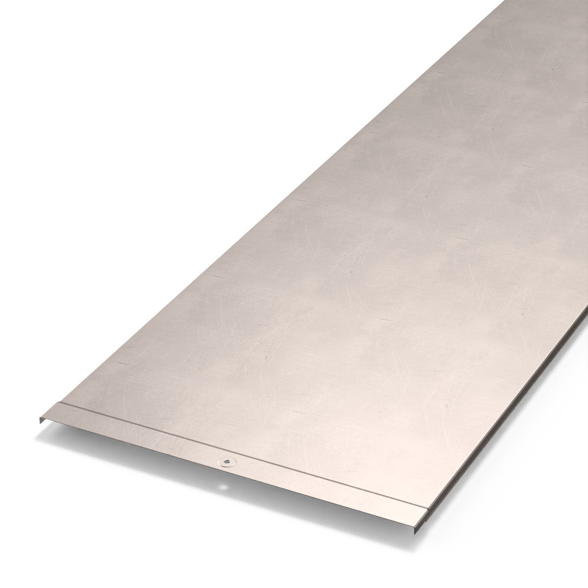 Крышка лотка INOX (AISI 409) 400х3000 (12 м/уп) (0,7 мм) Промрукав