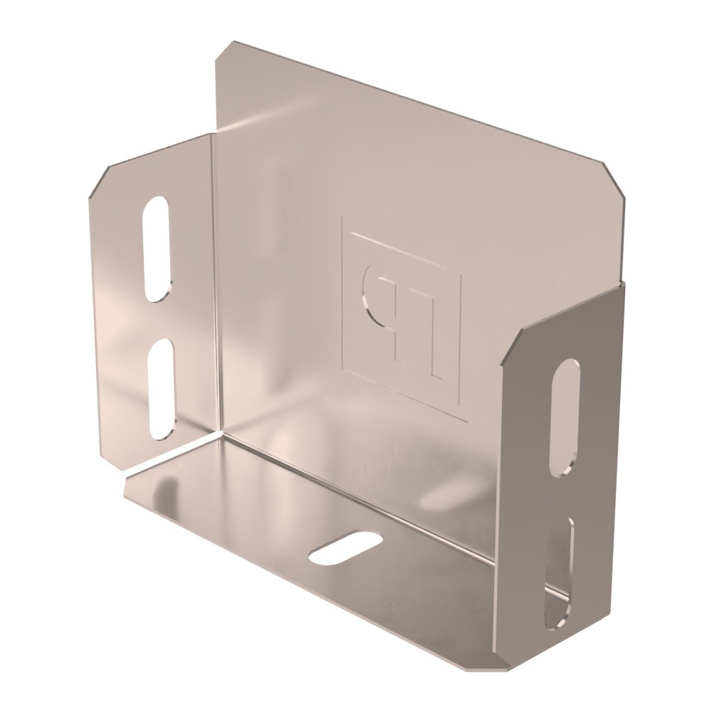 Заглушка лотка Стандарт INOX (AISI 409) 100х80 (0,7 мм) Промрукав