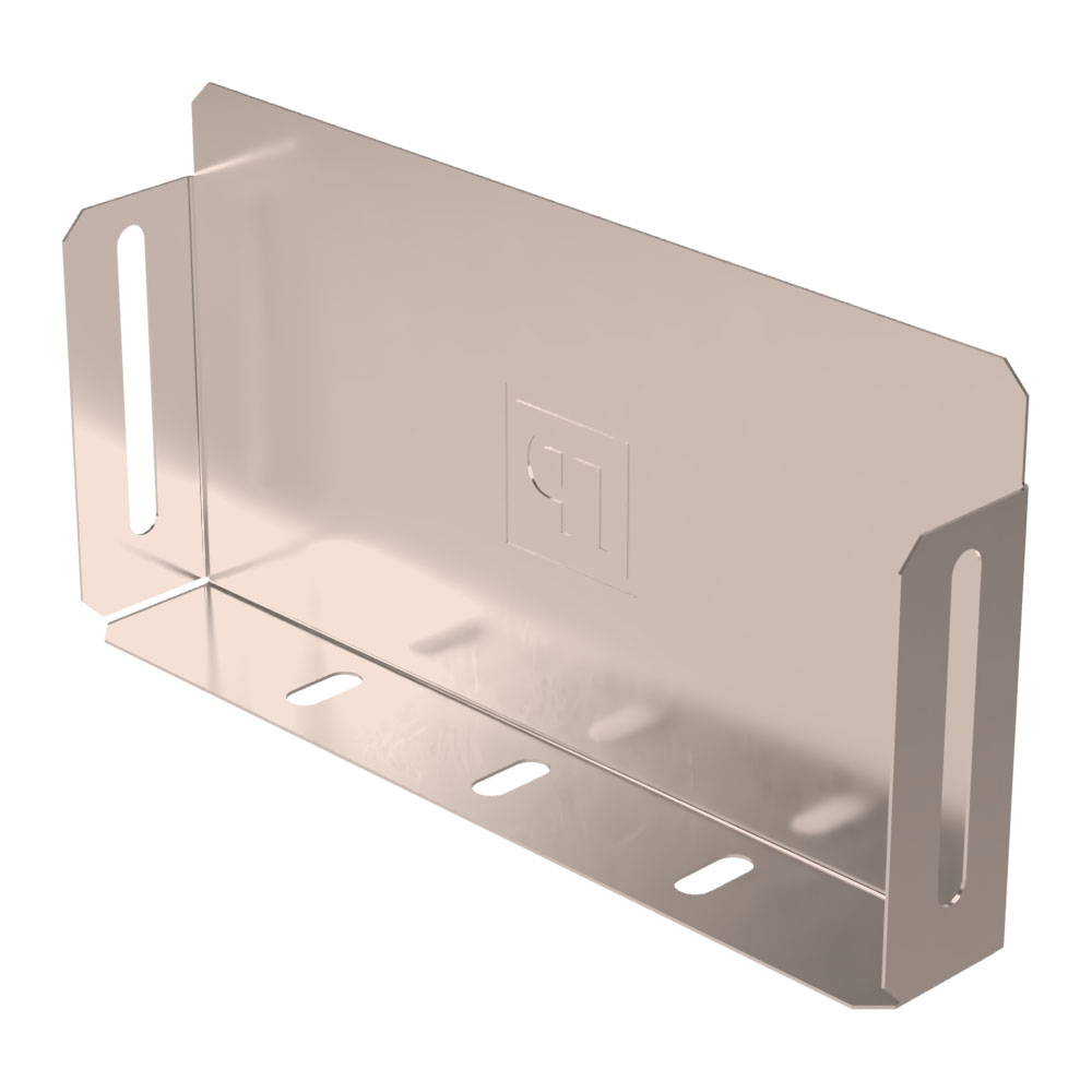 Заглушка лотка Стандарт INOX (AISI 409) 200х100 (0,7 мм) Промрукав
