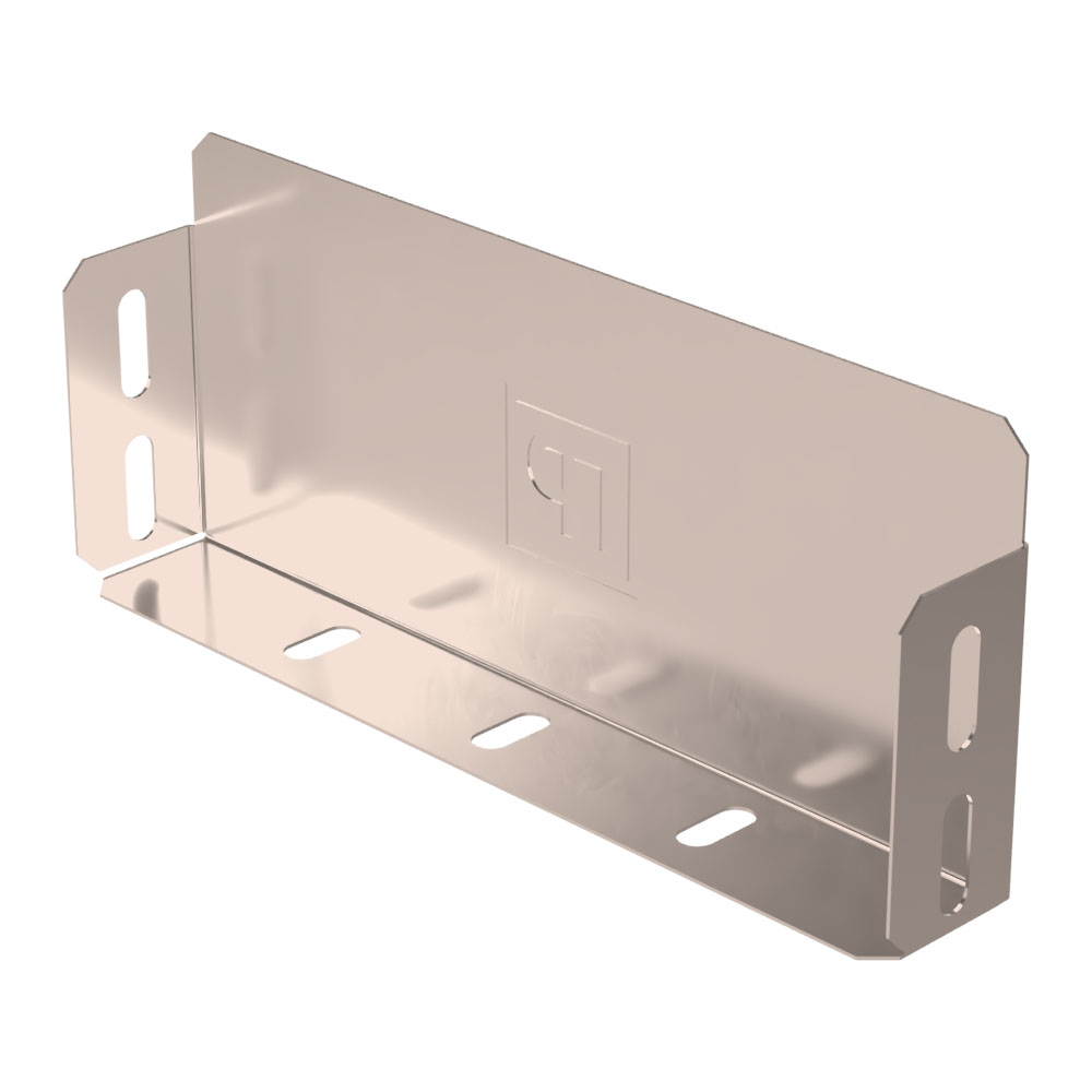 Заглушка лотка Стандарт INOX (AISI 409) 200х80 (0,7 мм) Промрукав