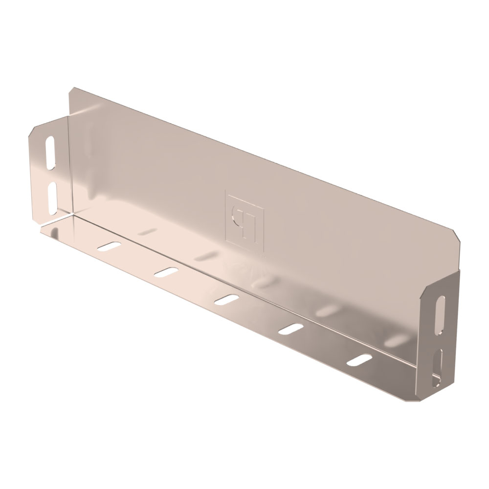 Заглушка лотка Стандарт INOX (AISI 409) 300х80 (0,7 мм) Промрукав