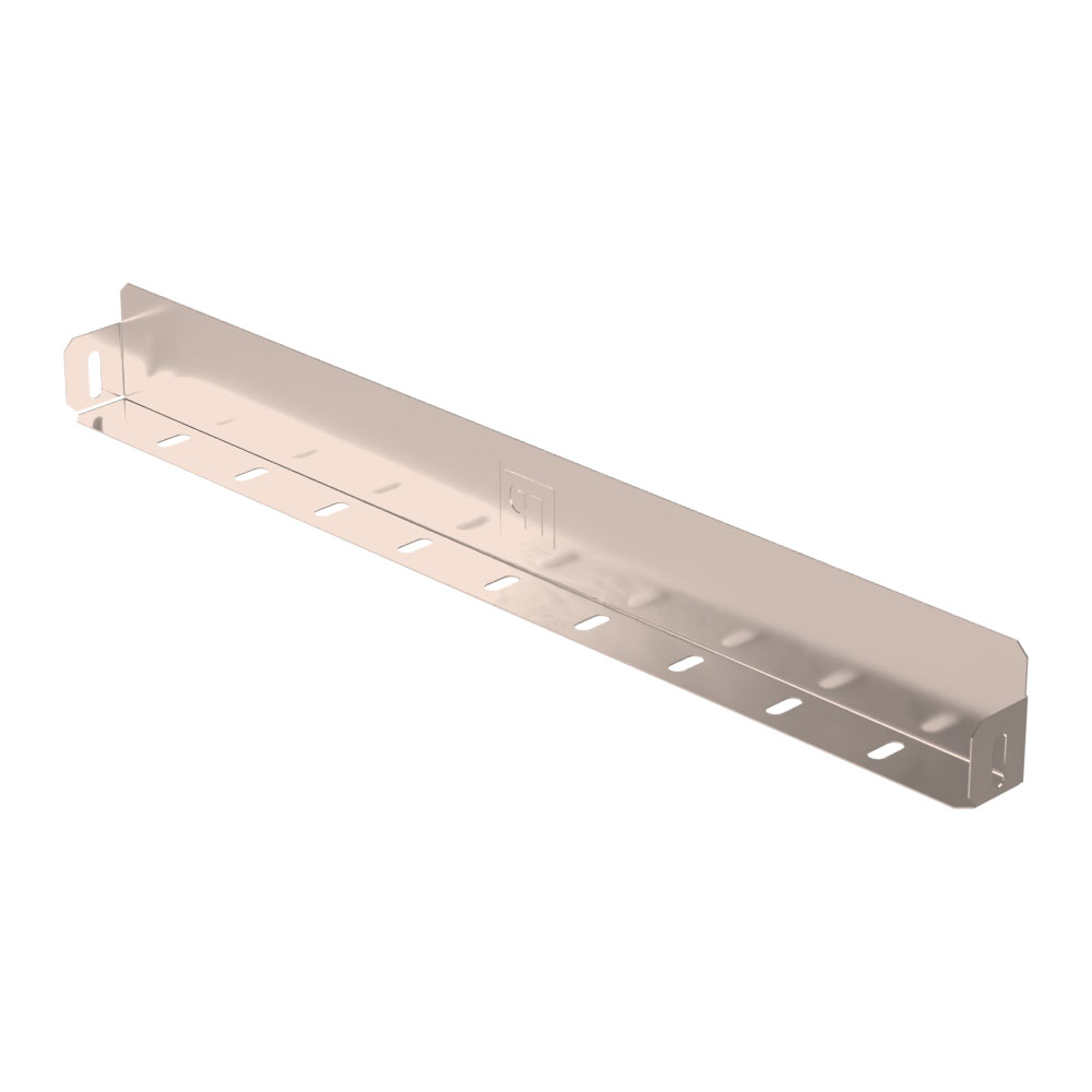 Заглушка лотка Стандарт INOX (AISI 409) 500х50 (0,7 мм) Промрукав