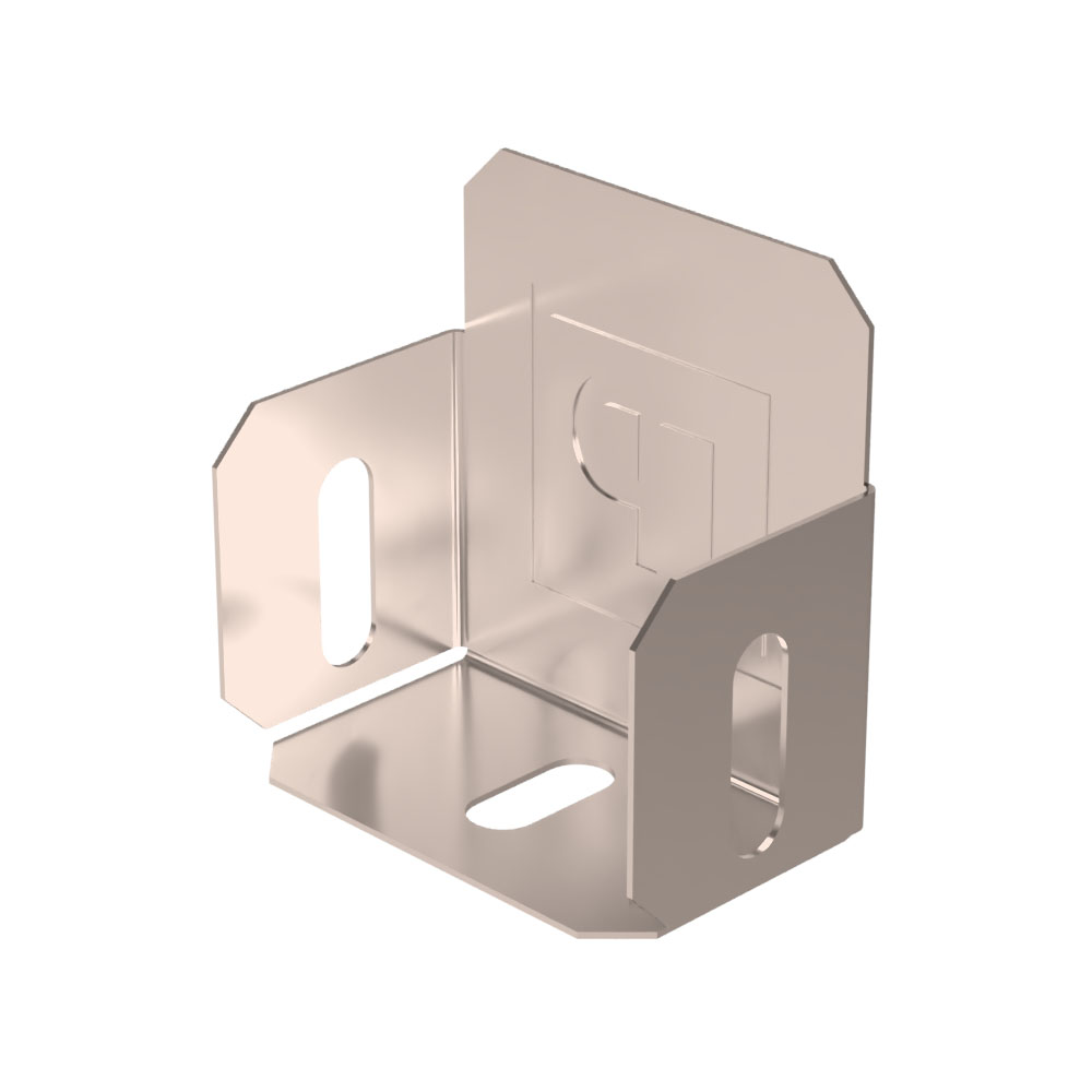 Заглушка лотка Стандарт INOX (AISI 409) 50х50 (0,7 мм) Промрукав