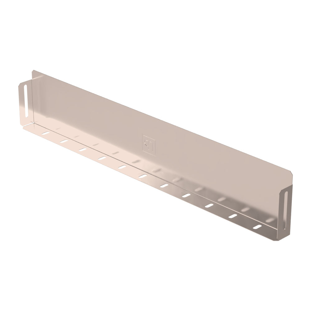 Заглушка лотка Стандарт INOX (AISI 409) 600х100 (0,7 мм) Промрукав