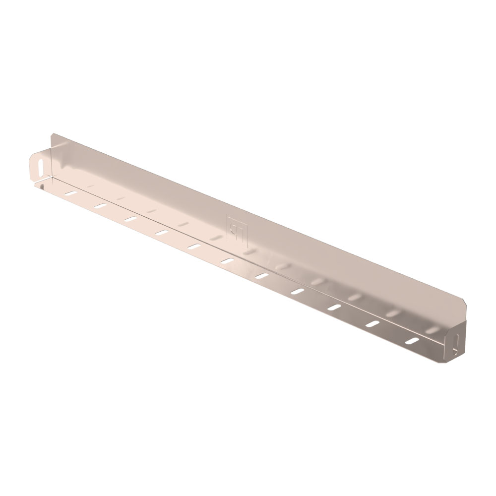Заглушка лотка Стандарт INOX (AISI 409) 600х50 (0,7 мм) Промрукав