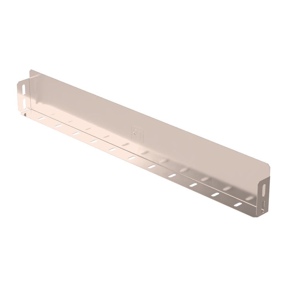 Заглушка лотка Стандарт INOX (AISI 409) 600х80 (0,7 мм) Промрукав