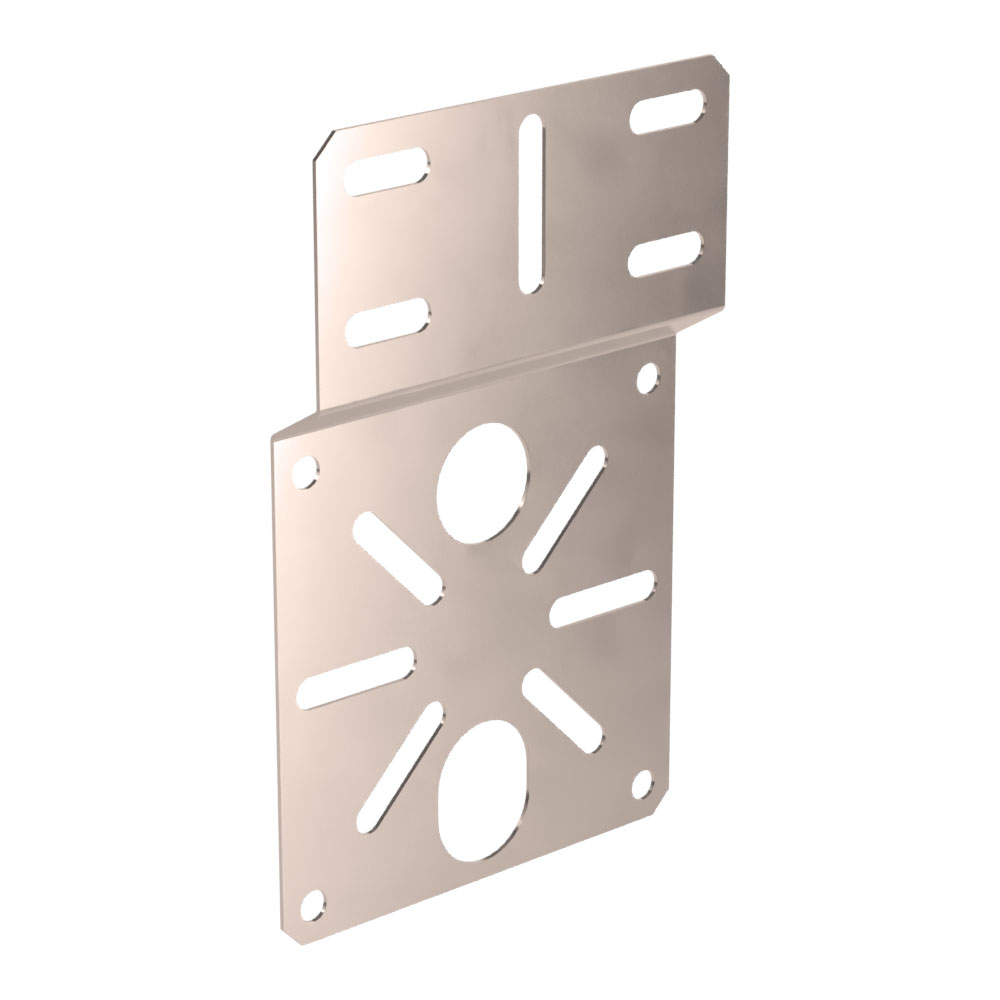 Монтажная пластина для ЭМК Стандарт INOX (AISI 409) 175х110 (1,0 мм) Промрукав