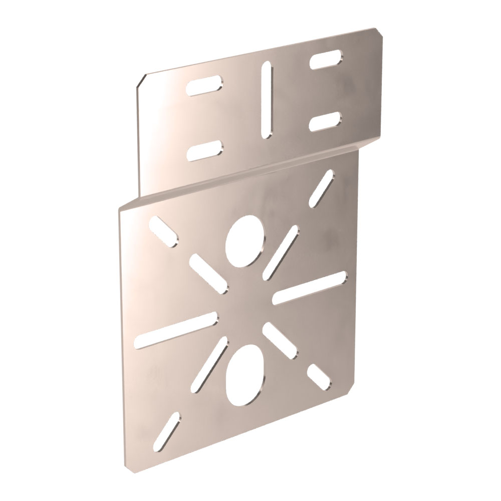 Монтажная пластина для ЭМК Стандарт INOX (AISI 409) 195х150 (1,5 мм) Промрукав