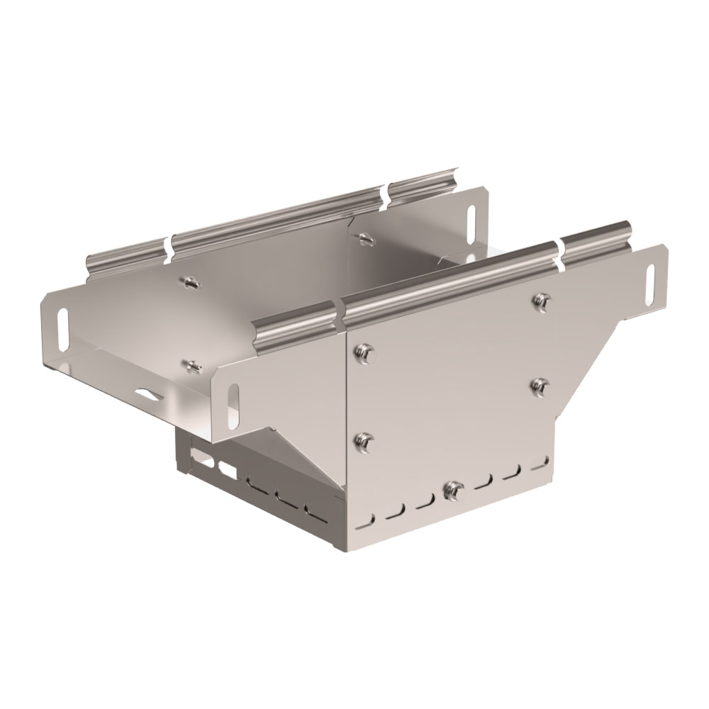 Ответвитель Т-образный вертикальный Стандарт INOX (AISI 409) 150х50 (0,7 мм) Промрукав