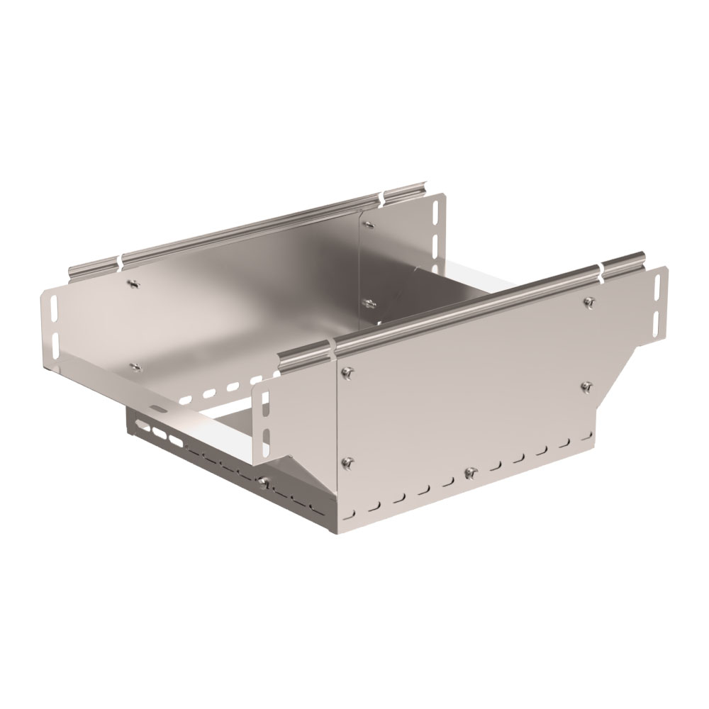 Ответвитель Т-образный вертикальный Стандарт INOX (AISI 409) 300х80 (0,7 мм) Промрукав